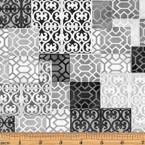 Palermo Tile Geo Grey