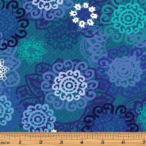 Palermo Textured Medallion Teal