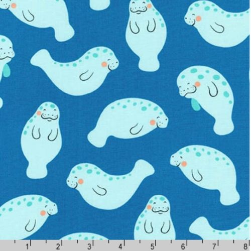 Flippers and Fins Manatees Aqua