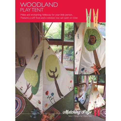 Woodlands Play Tent Teepee Pattern