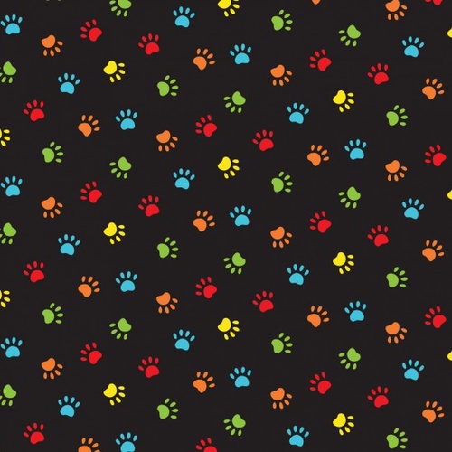 Happy Paws Prints Bright