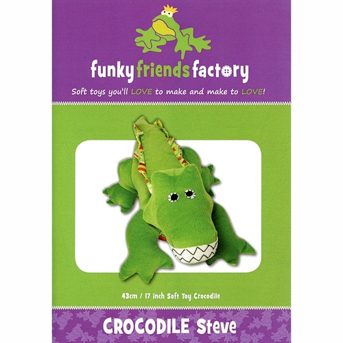 Crocodile Steve Softie Pattern