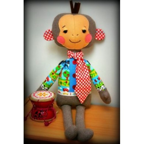 Cherry Chimp Softies Pattern