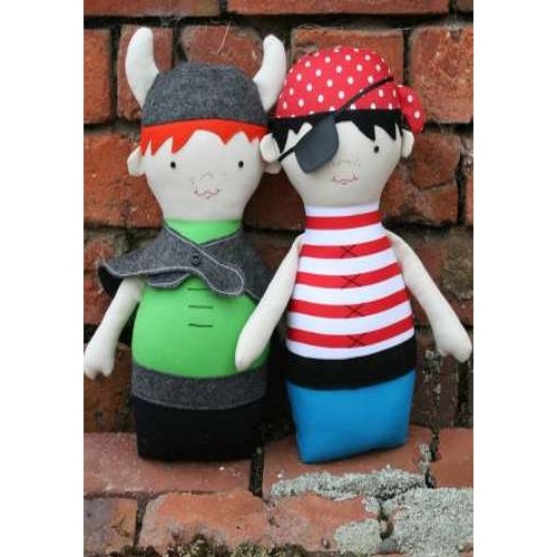 Pirates and Vikings Softies Pattern