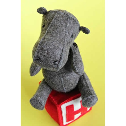H is for Hippo Softies Pattern