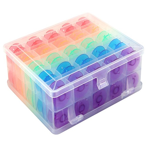 Bobbin Box with 50 Bobbins