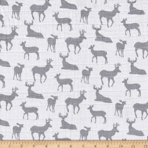 Garden Deer to Me Double Gauze