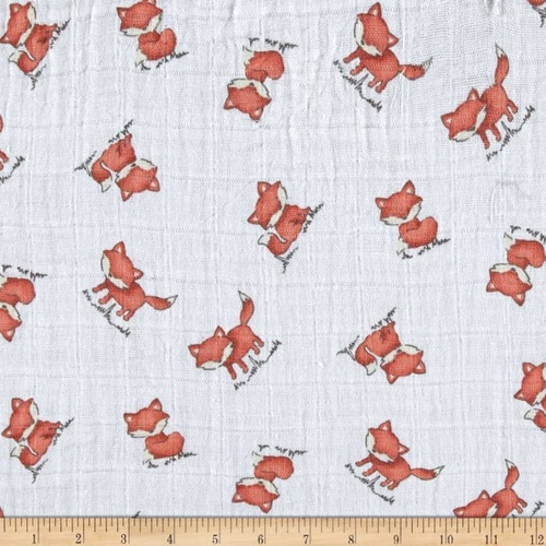 Garden Lil Fox Double Gauze
