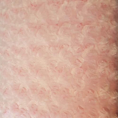 Solid Minky Rose Baby Pink