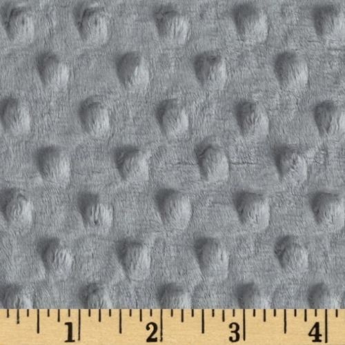 Embossed Dimple Dot Minky Charcoal