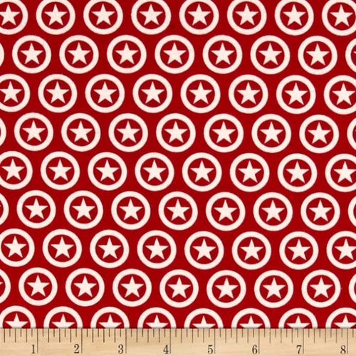 Lucky Star Circle Red Knit