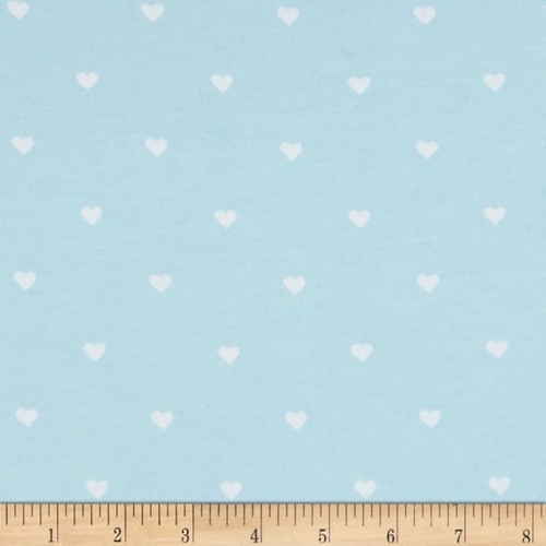 Hearts Blue Knit