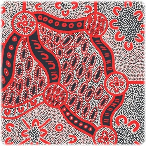 Aboriginal Women Dreaming 2 Black