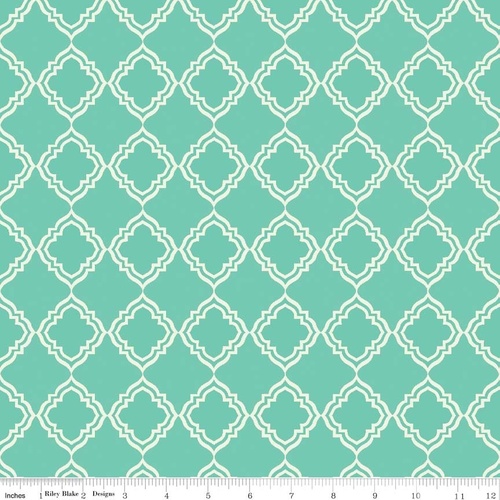 Extravaganza Geometric Teal