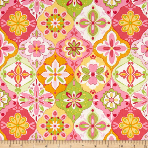 Extravaganza Ceramic Madallion Pink