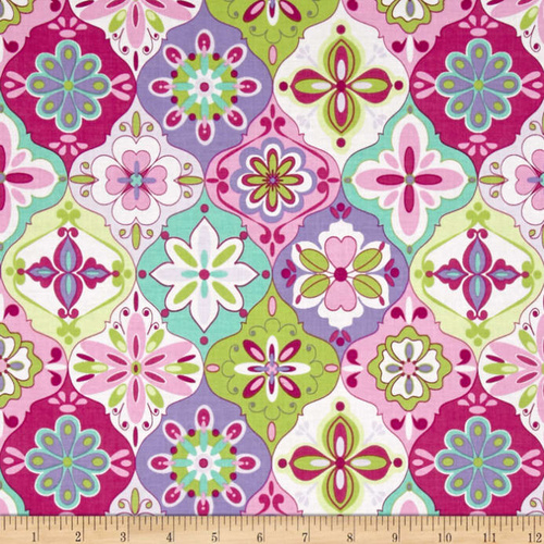 Extravaganza Ceramic Madallion Purple