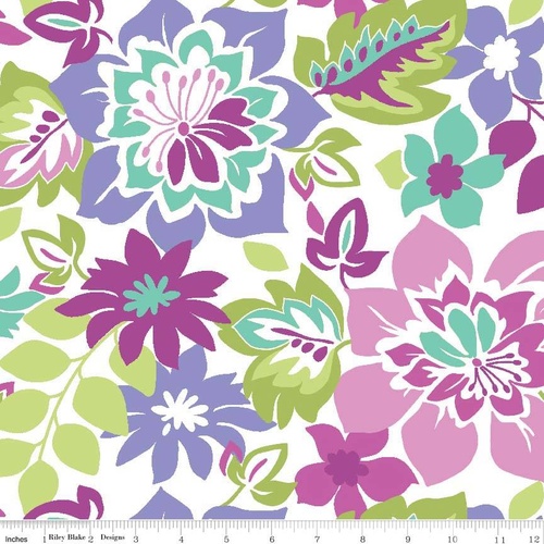 Extravaganza Main Floral Purple