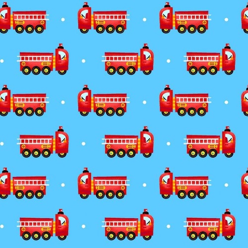 Be My Hero Fire Engines Blue