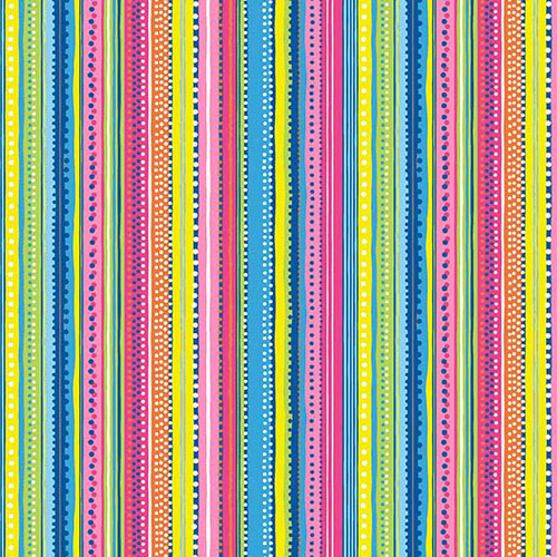 Ellie Dotty Stripe Multi Bright