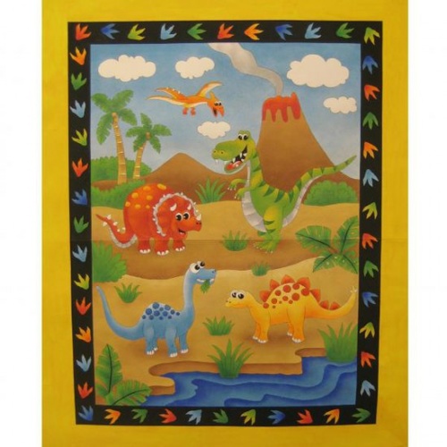 Jurassic Dinosaur Panel