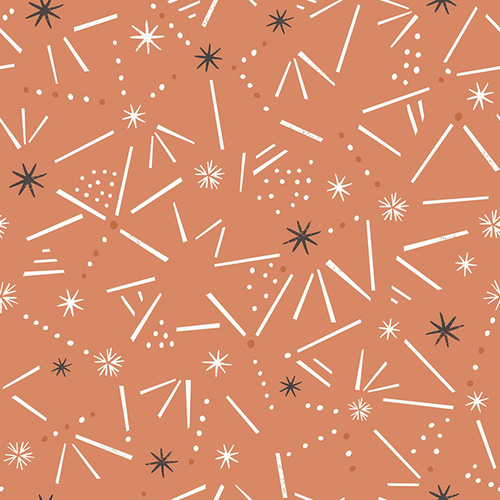 Winterfold Sparkle Snowflakes Copper