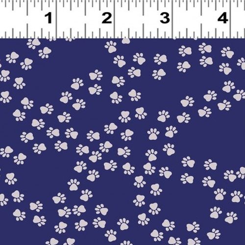 Playful Pups Dog Paw Prints Cream