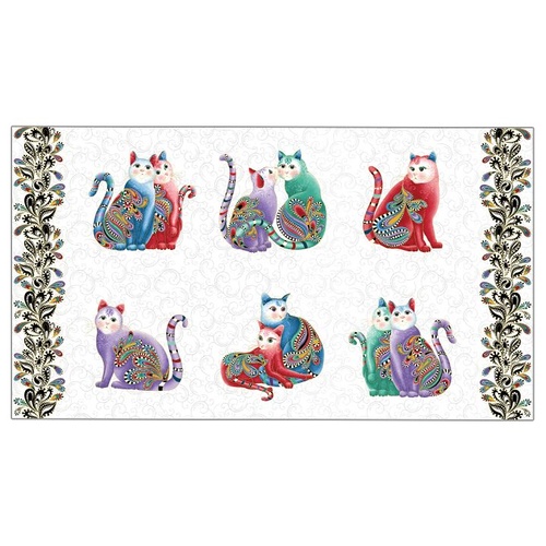 Cat-i-tude 2 Purrfect Together White Panel