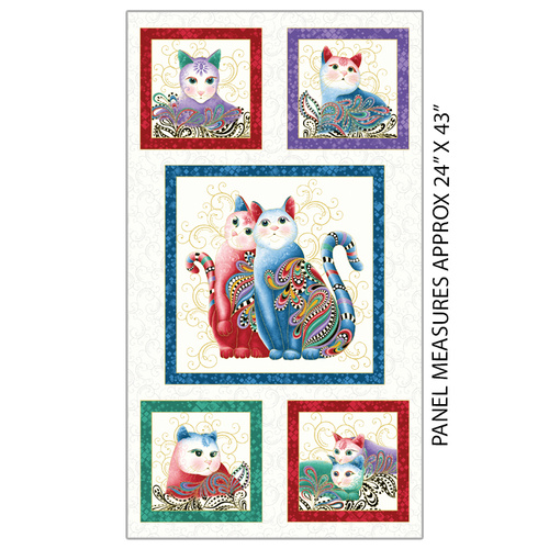 Cat-i-tude 2 Purrfect Main White Panel