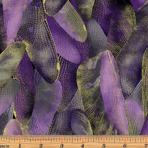 Dragonfly Dance Gilded Wings Purple