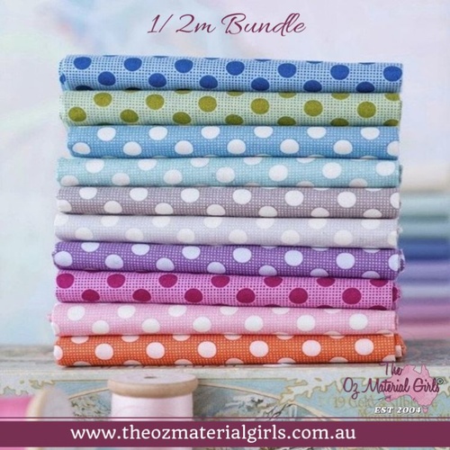 Tilda Medium Dots Metre Bundle