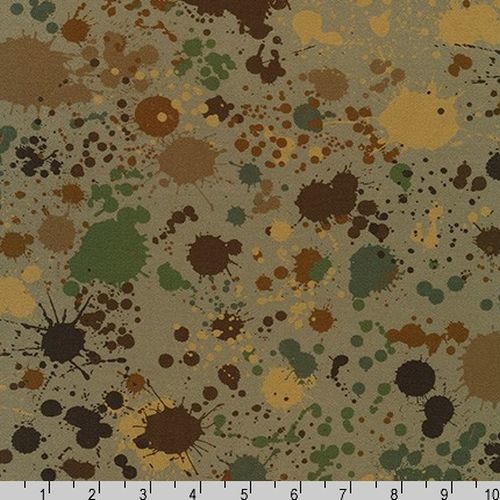 Paint Splatter Khaki