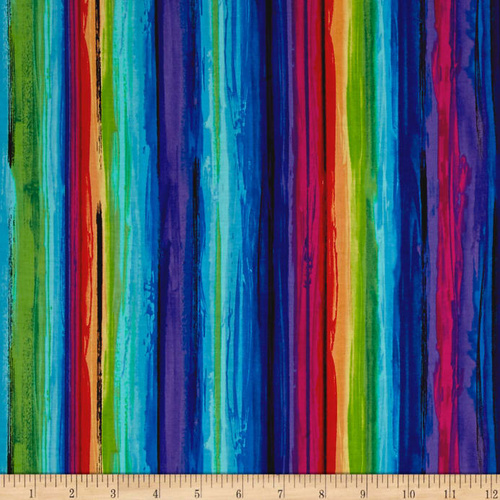 Fantasy Forest Painterly Stripe