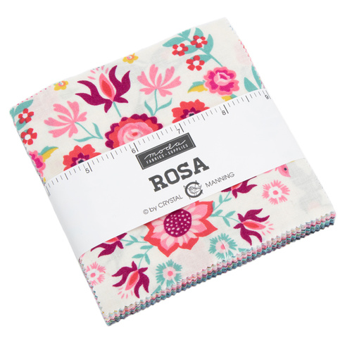 Rosa 5" Charm Squares