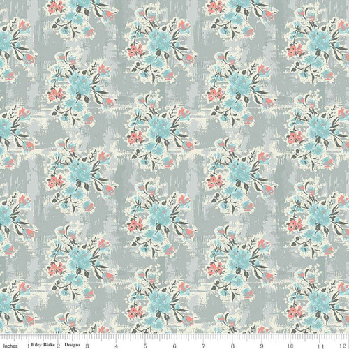 Abbie Floral Grey