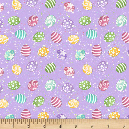 Hoppy Easter Mini Tossed Eggs Purple