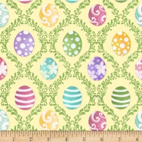 Hoppy Easter Egg Harlequin Yellow