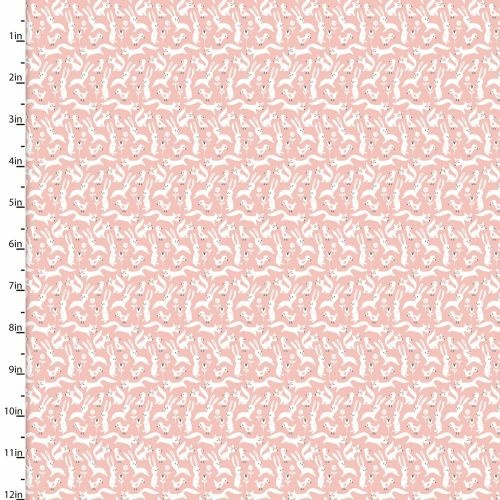 Dwellings Bunny Rabbits Pink
