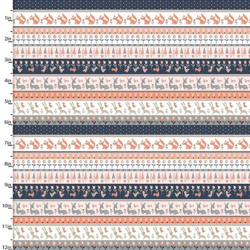 Dwellings Deer Rabbit Stripe