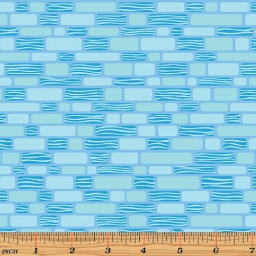 Free Motion Fantasy Bricks Blue