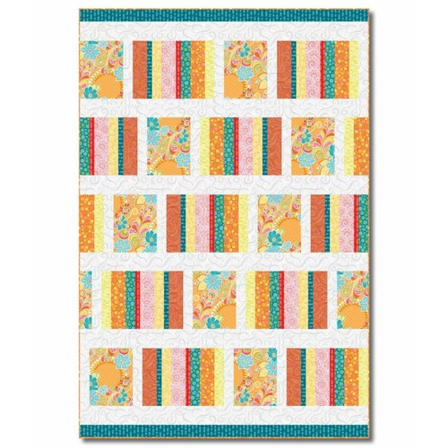 Free Motion Flicker Quilt Kit Autumn