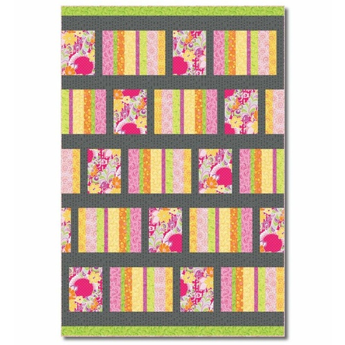 Free Motion Flicker Quilt Kit Summer