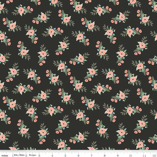 Bliss Floral Black