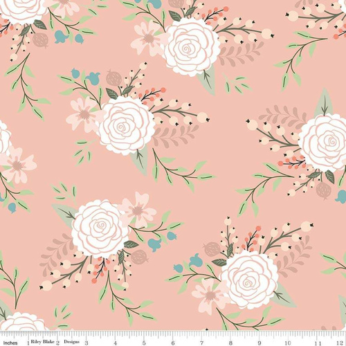 Bliss Rose Floral Blush Sparkle