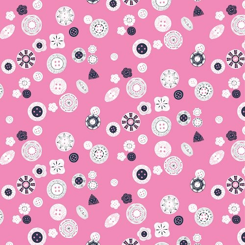 Stitch Sewing Buttons Pink