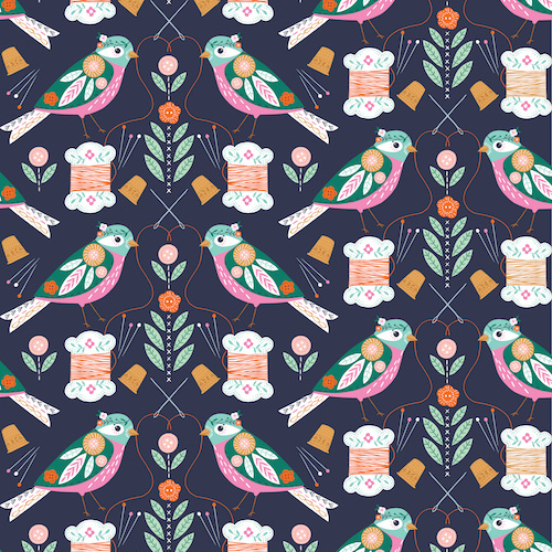 Stitch Birds Thread Thimbles Sewing