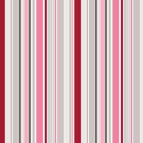 Remember Stripe Red Per Metre