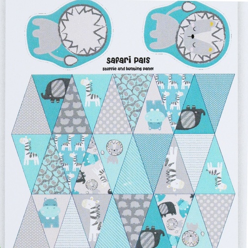 Safari Pals Bunting and Softie Kit