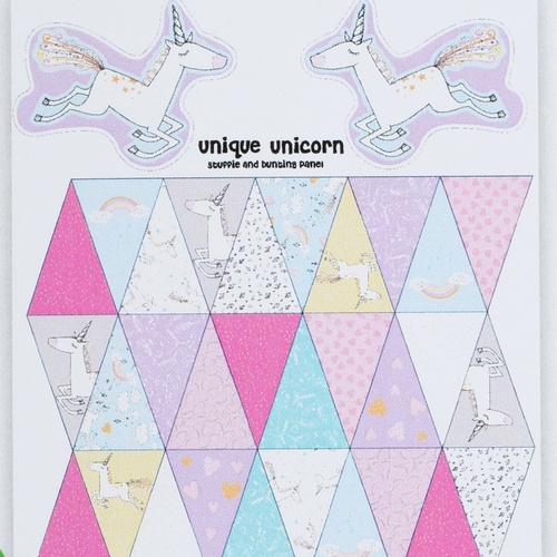 Unique Unicorn Bunting and Softie Kit
