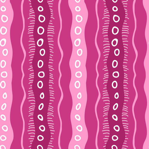 Sweet Botanicals Circles and Dashes Pink