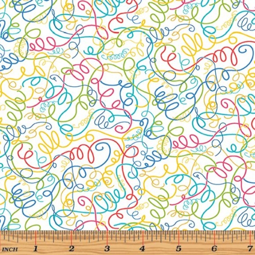 Sew Excited Fun Threads White